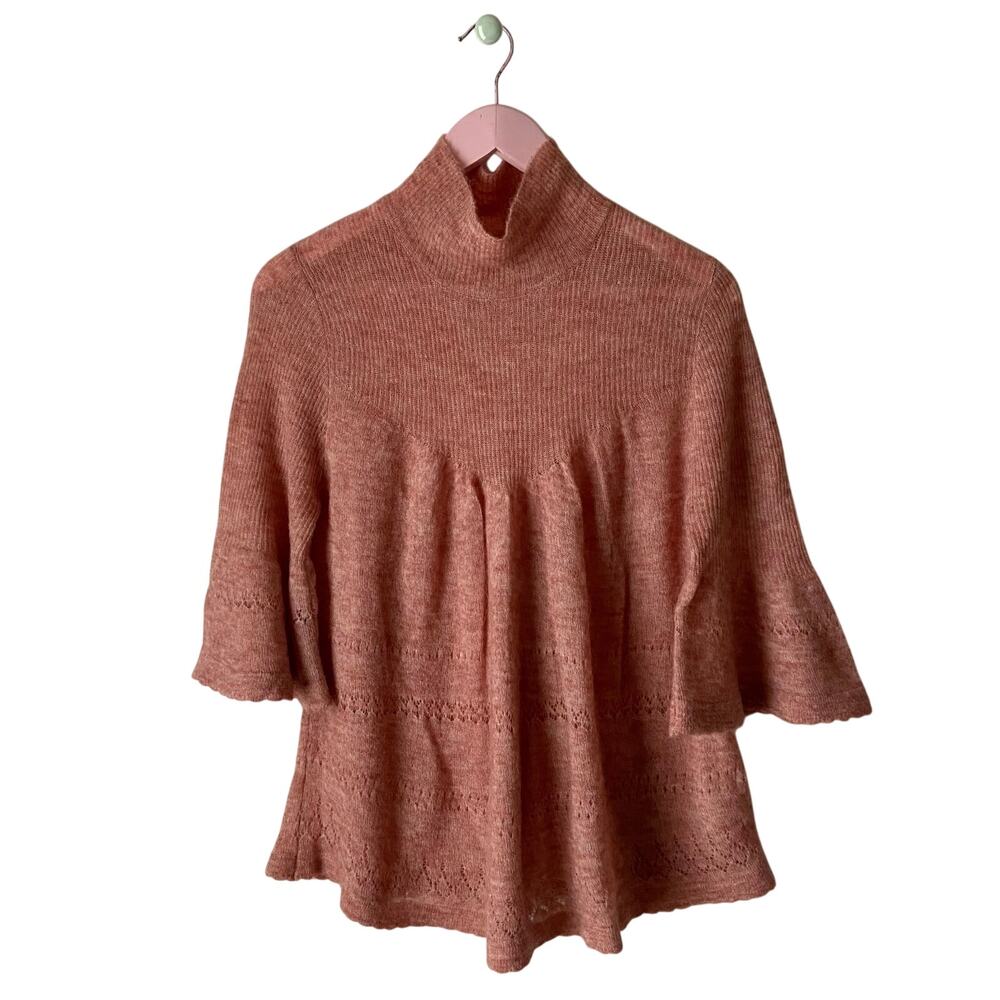 Anthropologie Feather & Bone Wool Blend Sweater